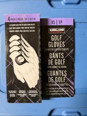Kirkland Golf Gloves Pack of 4 - Left Hand Size Extra Small